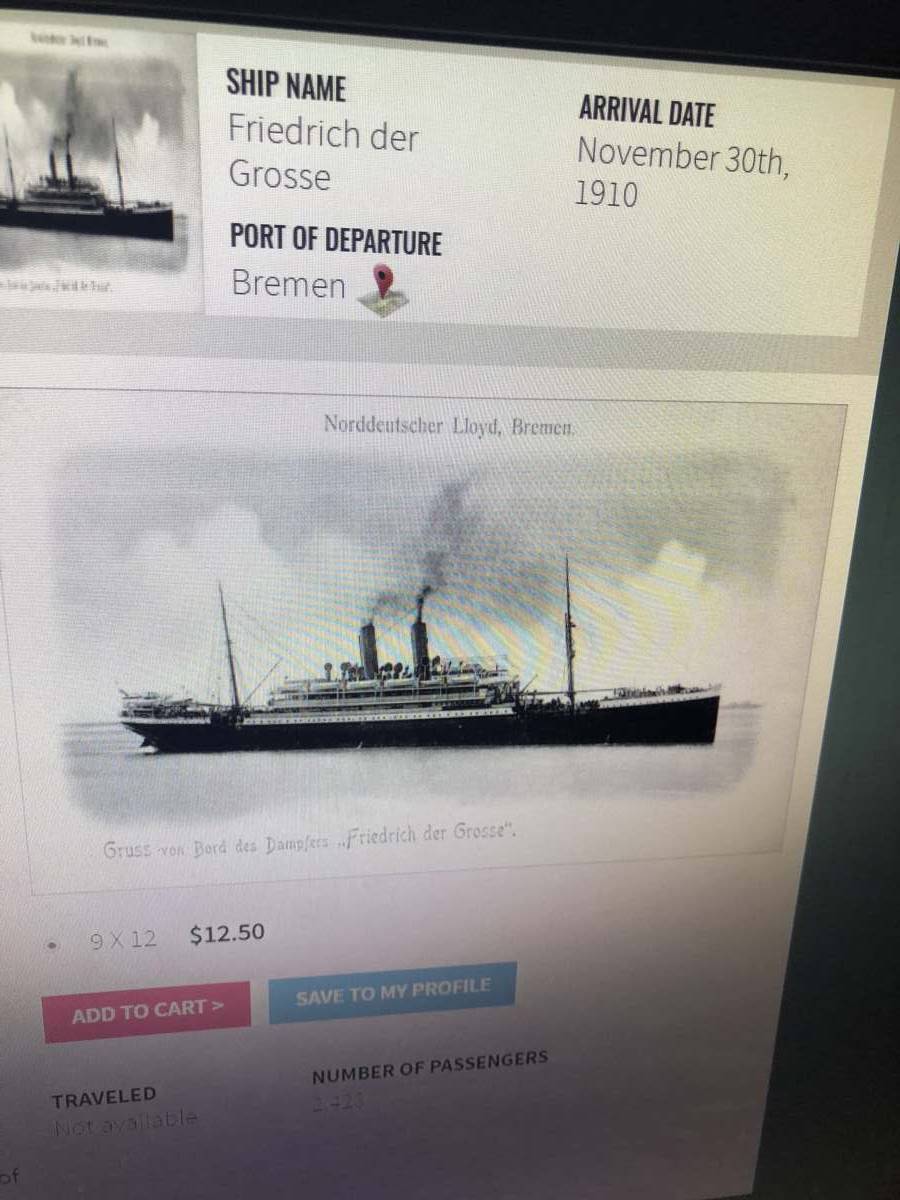 Friedrich der Grosse ship record
